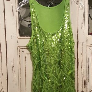 Charlotte russe sequin tank